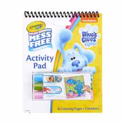 Crayola Blues Clues Color Wonder Activity Pad Mess Free Coloring Gift for Kids