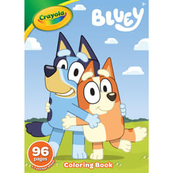 CRAYOLA Colouring Book - Bluey | 96 Pages of Bluey Colouring Fun | Sticker Sheet Included | Ideal for Kids Aged 3+