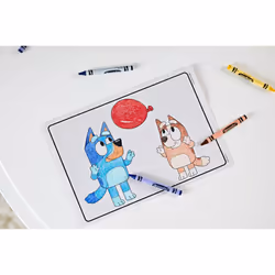 CRAYOLA Colouring Book - Bluey | 96 Pages of Bluey Colouring Fun | Sticker Sheet Included | Ideal for Kids Aged 3+