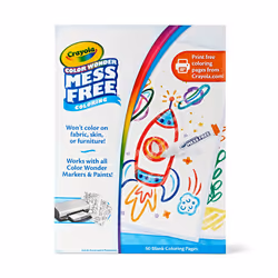 Crayola Color Wonder Mess Free Coloring Blank Coloring Pages 50 Count Printable Page Refill Set
