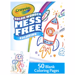 Crayola Color Wonder Mess Free Coloring  Blank Coloring Pages  50 Count  Printable Page Refill Set