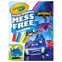 Crayola Batwheels Color Wonder Coloring Pages & Markers  Mess Free Coloring  Gift for Kids  Age 3  4  5  6
