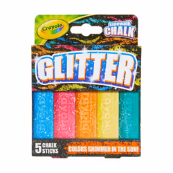 Crayola Glitter Chalk 5ct