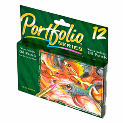 Crayola Oil Pastels Portfolio Series  Water Soluble  Colors may vary  12 Count (52-3612)