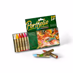 Crayola Oil Pastels Portfolio Series  Water Soluble  Colors may vary  12 Count (52-3612)