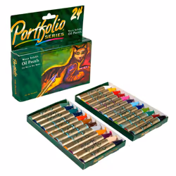 Crayola Portfolio Series Oil Pastels  Water Soluble  24 Count  Colors May Vary