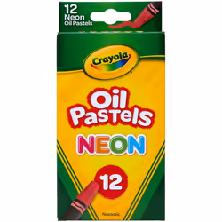 Crayola Oil Pastels-12/Pkg -52-4613