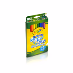 Crayola Super Tips Markers  Washable Markers  10Count  Assorted