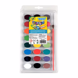 Crayola 53-0524, Multi, Watercolor paint, Hard