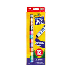 CRAYOLA 12CT WASHABLE PAINT STICKS