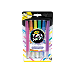 Crayola 6ct TN. Erasable Highlighters