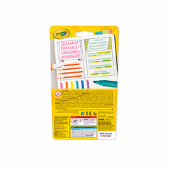 Crayola 6ct TN. Erasable Highlighters