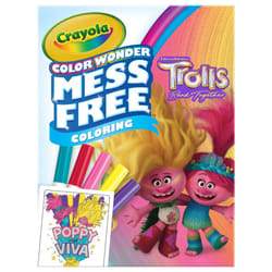 Crayola Trolls 3  Color Wonder Mess Free Coloring Pages & Markers  Gift for Kids  Age 3  4  5  6