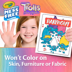 Crayola Trolls 3  Color Wonder Mess Free Coloring Pages & Markers  Gift for Kids  Age 3  4  5  6
