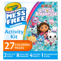 Crayola Color Wonder Gabby's Dollhouse Activity Kit Mess Free Coloring Set for Toddlers Kids Toys Gifts for Girls & Boys ...
