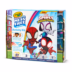 Crayola Color Wonder Spidey and His Amazing Friends Kit  Mess Free Coloring  Spiderman Coloring Pages & Stickers  Spiderman Toy  Kids Gift
