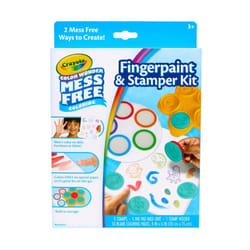 Crayola Color Wonder Mess Free Fingerpaint & Stamper Kit  Safari Stamps for Kids  Color Reveal Ink  Toddler Activity  Gifts  3+