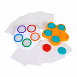Crayola Color Wonder Mess Free Fingerpaint & Stamper Kit  Safari Stamps for Kids  Color Reveal Ink  Toddler Activity  Gifts  3+