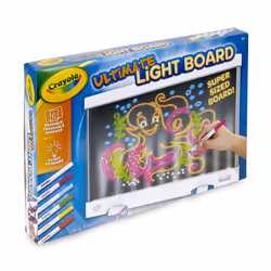 Crayola Ultimate Light Board, Children's dry erase board/pad, 6 yr(s), Batteries required, White