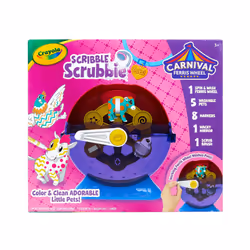 Crayola Scribble Scrubbie Pets Carnival Playset  Pet Grooming Toy  Animal Toys for Girls & Boys  Gift for Kids  Ages 3+