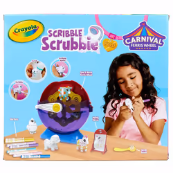 Crayola Scribble Scrubbie Pets Carnival Playset  Pet Grooming Toy  Animal Toys for Girls & Boys  Gift for Kids  Ages 3+
