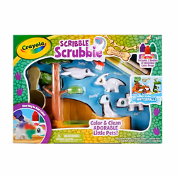 Crayola Scribble Scrubbie Pets Dinosaur Waterslide  Dinosaur Toys for Kids  Pet Grooming Toy  for Boys & Girls  Ages 3+