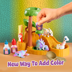 Crayola Scribble Scrubbie Pets Dinosaur Waterslide  Dinosaur Toys for Kids  Pet Grooming Toy  for Boys & Girls  Ages 3+