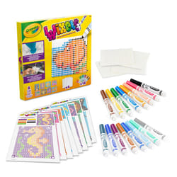 Wixels Animal Activity Kit | Colour-Absorbing Pixel Art Set | Includes Markers and Easy to Follow Colour Guides | for Ages 6+