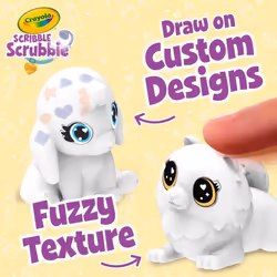 Crayola Scribble Scrubbie Baby Pets Nursery  Baby Animal Toys for Toddlers & Kids  Gift for Girls & Boys  Ages 3  4  5