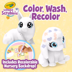 Crayola Scribble Scrubbie Baby Pets Nursery  Baby Animal Toys for Toddlers & Kids  Gift for Girls & Boys  Ages 3  4  5