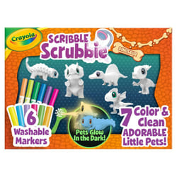 Crayola Scribble Scrubbie Pets Dinosaur Glow Combo Pack  Dinosaur Toys for Kids  Ages 3  4  5  6