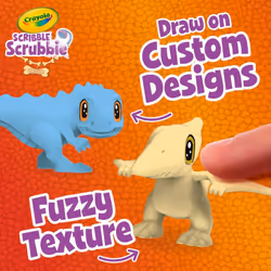 Crayola Scribble Scrubbie Pets Dinosaur Glow Combo Pack  Dinosaur Toys for Kids  Ages 3  4  5  6