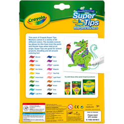 Crayola Super Tips Washable Markers-Assorted Colors 20/Pkg