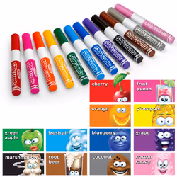 Crayola Silly Scents Scented Markers  Washable Markers  12 Count  Gift
