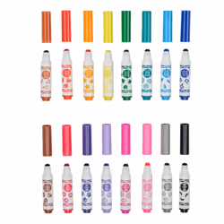 Crayola Emoji Stampers  Pip Squeaks Washable Markers  Gift for Boys & Girls  16 Count