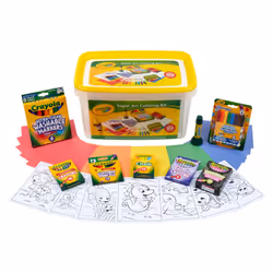 Crayola Super Art Coloring Kit (100+ Pcs) Arts & Crafts Set for Kids Coloring Supplies for Classrooms Gifts Styles Vary [ ...