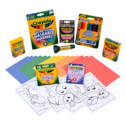 Crayola Super Art Coloring Kit (100+ Pcs)  Arts & Crafts Set for Kids  Coloring Supplies for Classrooms  Gifts  Styles Vary [Amazon Exclusive]