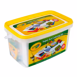 Crayola Super Art Coloring Kit (100+ Pcs)  Arts & Crafts Set for Kids  Coloring Supplies for Classrooms  Gifts  Styles Vary [Amazon Exclusive]