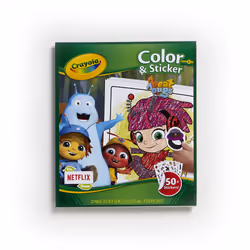 Crayola Beat Bugs Color & Sticker Book  Gift for Kids  Age 3  4  5  6