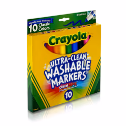Crayola Back To School Supplies  Grades 3-5  Ages 7  8  9  10  Contains 24 Crayons  10 Washable Broad Line Markers  and 12 Colored Pencils [Amazon Exc