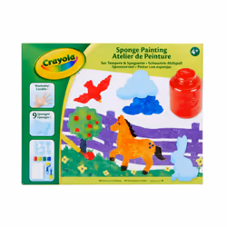 Crayola Sponge Painting