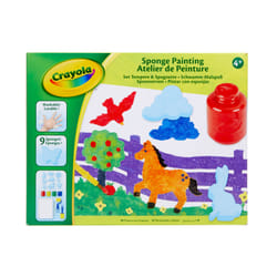 Crayola Sponge Painting