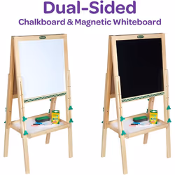 Crayola Kids Mini Wooden Art Easel & Supplies  Toddler Toys  Gift for Kids  Ages 3  4  5  6