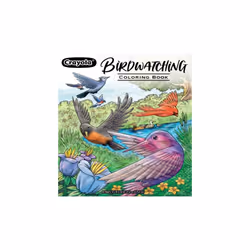 Crayola Bird Coloring Book (40pgs) Adult Coloring Pages 8.5 x 10 Stress Relieving Coloring Mindfulness Activity for Adult ...