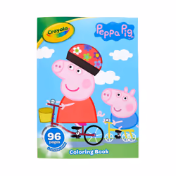 Crayola Peppa Pig Coloring Book with Stickers Gift for Kids 96 Pages Ages 3 4 5 6