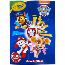 Crayola Paw Patrol Coloring Book with Stickers Gift for Kids 288 Pages Ages 3 4 5 6