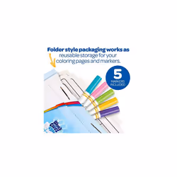 Crayola Blues Clues Color Wonder, 18 Mess Free Coloring Pages & 5 No Mess Markers, Gift for Kids