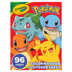 Crayola Coloring Book-Pokemon, 96 Pages 42732