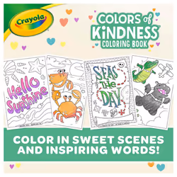Colours of Kindness Colouring Book (48 Pages) - Colours and Images That Represent Good Feelings | Ideal for Kids Aged 3+