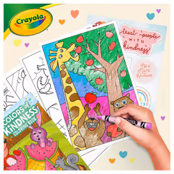 Colours of Kindness Colouring Book (48 Pages) - Colours and Images That Represent Good Feelings | Ideal for Kids Aged 3+